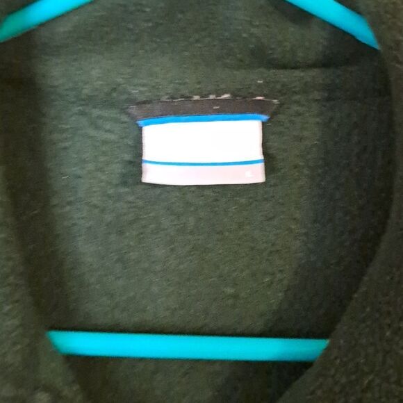 Columbia Dark Green Fleece Jacket size XL - Picture 2 of 6